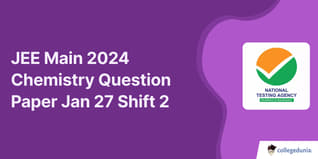 JEE Main 2024 question paper pdf with solutions- Download Jan 27 Shift 2 Chemistry Question Paper pdf